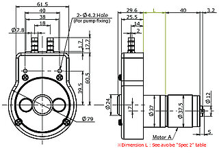 RP-KII Abmessungen