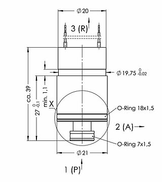 21mm 3-Wege