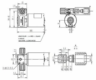 DCP-300 Abmessungen