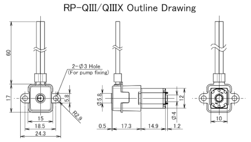 RP-QIII Abmessungen